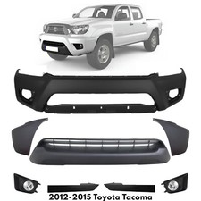 Front Bumper Cover Fascia Lower Grille Kit For 2012-2015 Toyota Tacoma Front Bumper Cover Fascia Lower Grille Kit For 2012-2015 Toyota Tacoma
