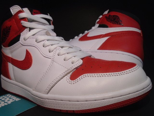 Nike Air Jordan 1 Retro High OG Chicago White Red Black‎ Size 10 555088-161 Nike Air Jordan 1 Retro High OG Heritage White Red Black  main image 4