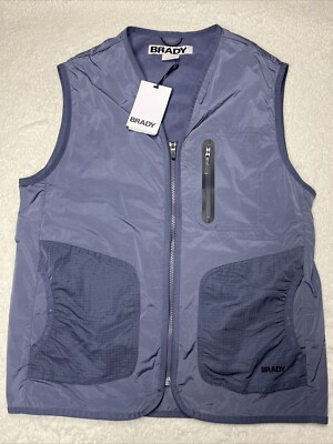 BRADY OUTDOOR STRETCH VEST IN STORM S NWT