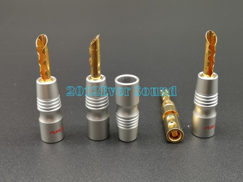 4x Furutech FP-200B (G) Cable de altavoz Banana Plug Conector BFA Z Gold Plugs - Imagen 2 de 5