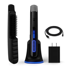 Beard Straightener for Men by The Beard Struggle - Cordless Heated Beard Comb