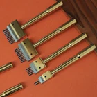 Leather Craft Interchangeable Pricking Irons Stitching Punching Chisel Tools