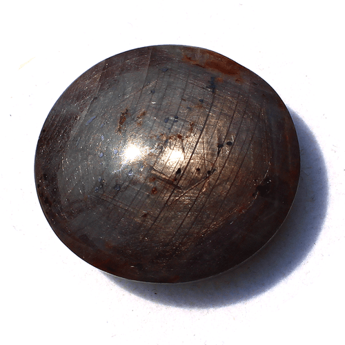 92 Cts Natural Star Ruby Top Quality 27.8mmx25.1mm Oval Cabochon Loose Gemstone - Picture 4 of 13