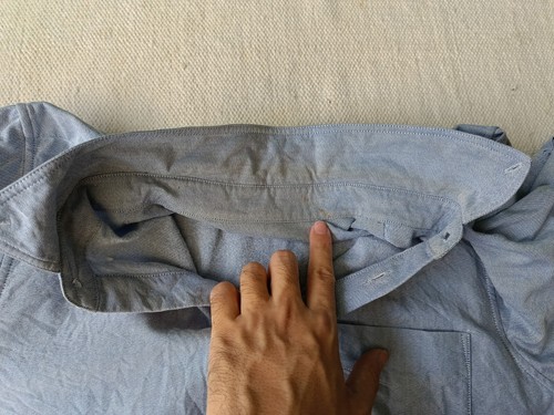 APC A.P.C. Rue Madame Paris blue oxford shirt XS - Picture 12 of 13