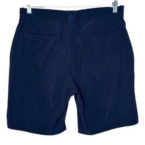 FootJoy Golf Shorts Men's 34 Blue Chino Outdoors Hiker Camper Club Performance - Picture 2 of 8