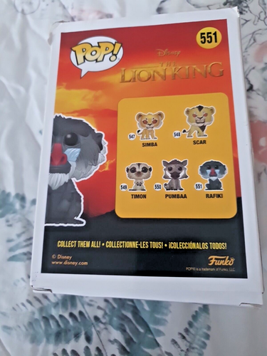 Funko Pop! Disney The Lion King Rafiki #551 Vinyl Figure - Picture 8 of 9