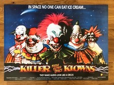 Movie Poster Killer Klowns from Outer Space 420mm x 594mm (A2)