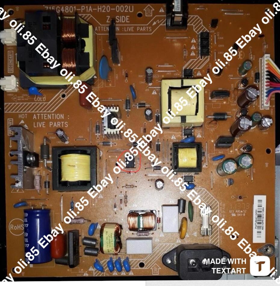 Kit Di Riparazione Alimentatore 32PFS6402/12 // 715G7364 P03 001 002M - Foto 2