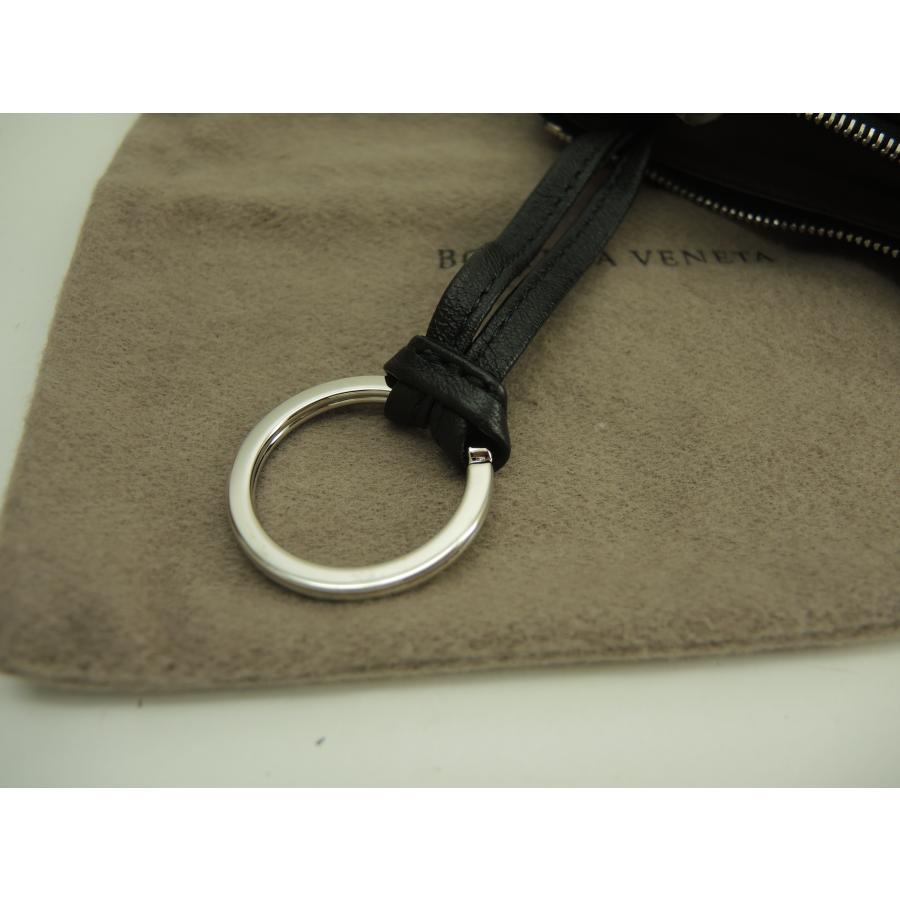 Bottega Veneta Coin Case Intrecciato Leather Black Coin Bottega Veneta Coin Case Intrecciato Leather Black Coin