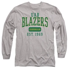 UAB Adult Long Sleeve T-Shirt Blazers Est. Date, Athletic Heather, S-3XL