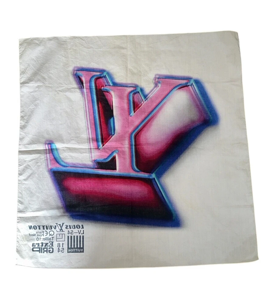 Louis Vuitton LV 3D Bandana x Virgil Authentic 100% Cotton  (Read Description) - Image 2 of 4