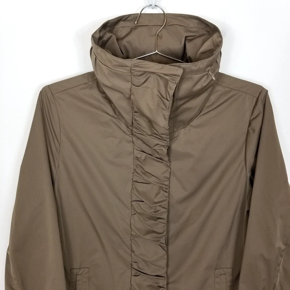 Chaqueta de Lluvia RAINFOREST Mujer Frente Acanalado Embalable M Capucha Oculta Ligera Foto 2 de 4