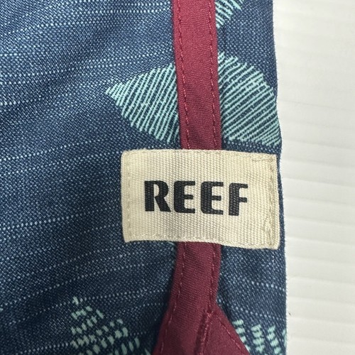 Reef Revolution Men's Boardshorts Size 32 Blue Surf Wear Side Pocket Boardies - Picture 7 of 10