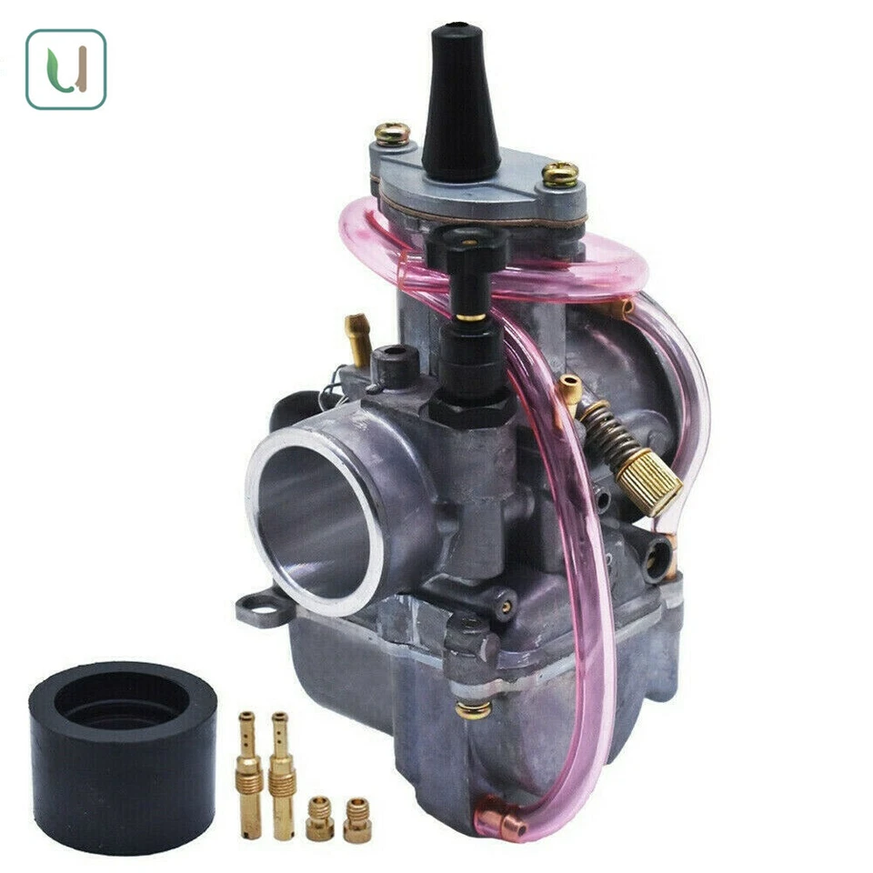 Carburador y filtro de aire para Honda CR80 CR80R CR85R Kawasaki Yamaha PWK32 nuevo Foto 3 de 4