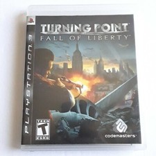 Turning Point Fall of Liberty Playstation 3 PS3 Game with Manual 