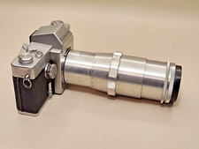 TOPCON RE-2 Film Camera Carl Zeiss Jena Triotar 4 / 135 mm Red T