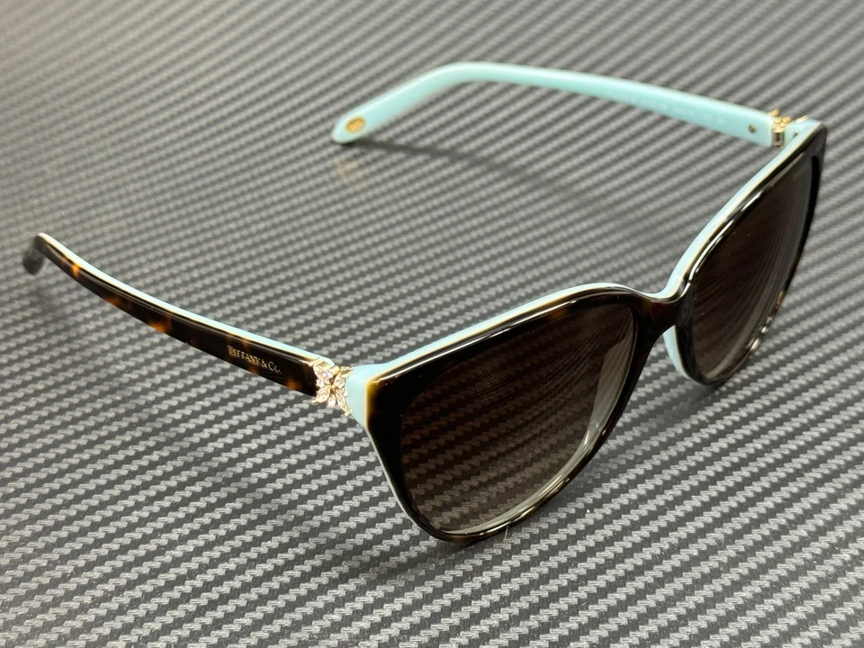 Gafas de sol para mujer TIFFANY & co. TF4089B 81343B azul habana ojo de gato 58 mm Foto 3 de 4