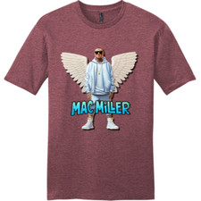 NEW Art Society RAP ICON ANGEL HEATHER CARDINAL Tee Shirt SM-4XLARGE MADE IN USA
