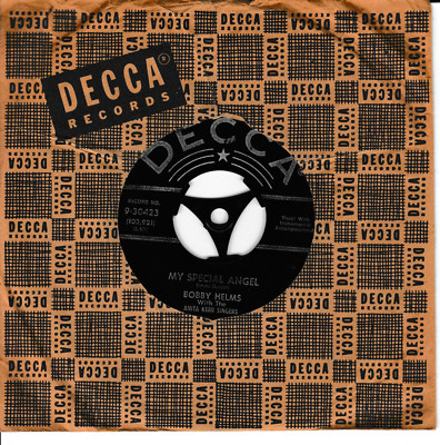 Rock & Roll Teen Pop Ballade - BOBBY HELMS - My Special Angel