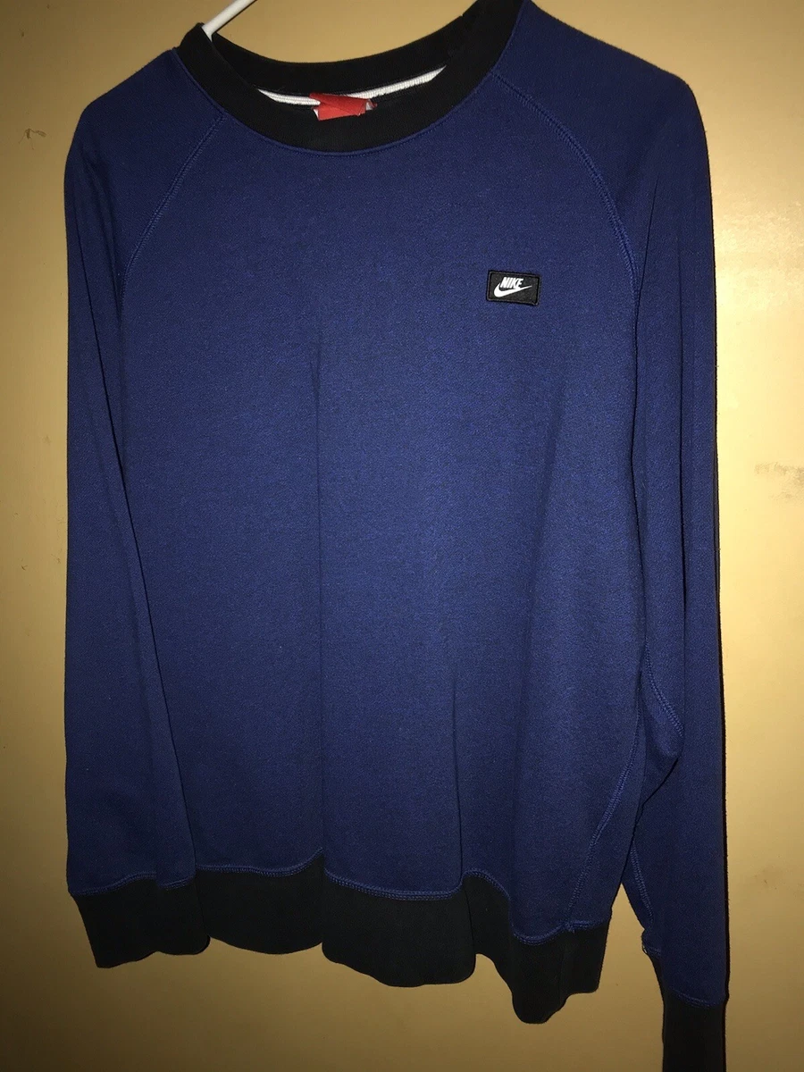 Faded blue nike clearance sweatshirt