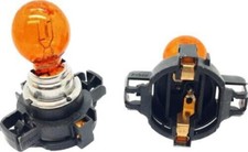2 x PY24W amber indicator bulbs replacement 12v 24w turn signal