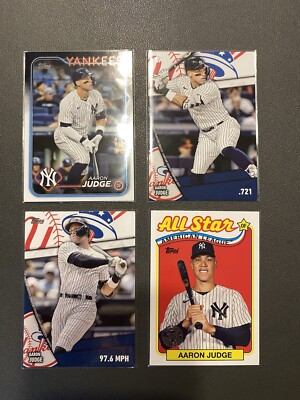 Aaron Judge New York Yankees Mini Lot - Topps 2024 Series 1-+2