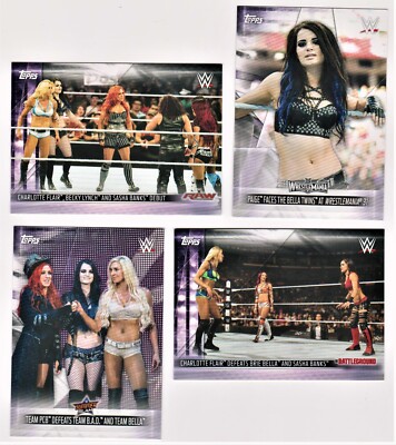 2019 Topps WWE Womens Revolution Singles DR 1-10 feat Paige, Lynch, Flair, Banks