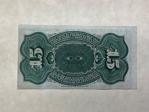 ~ FR 1267 - Fourth Issue 15 Cents Bust of Columbia US Fractional Currency Note - Picture 2 of 2