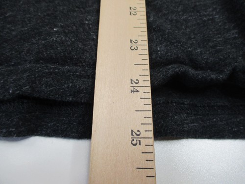 Polo Ralph Lauren Hoodie Mens Medium Charcoal Gray Jersey Knit Pullover T-Shirt - Picture 8 of 12