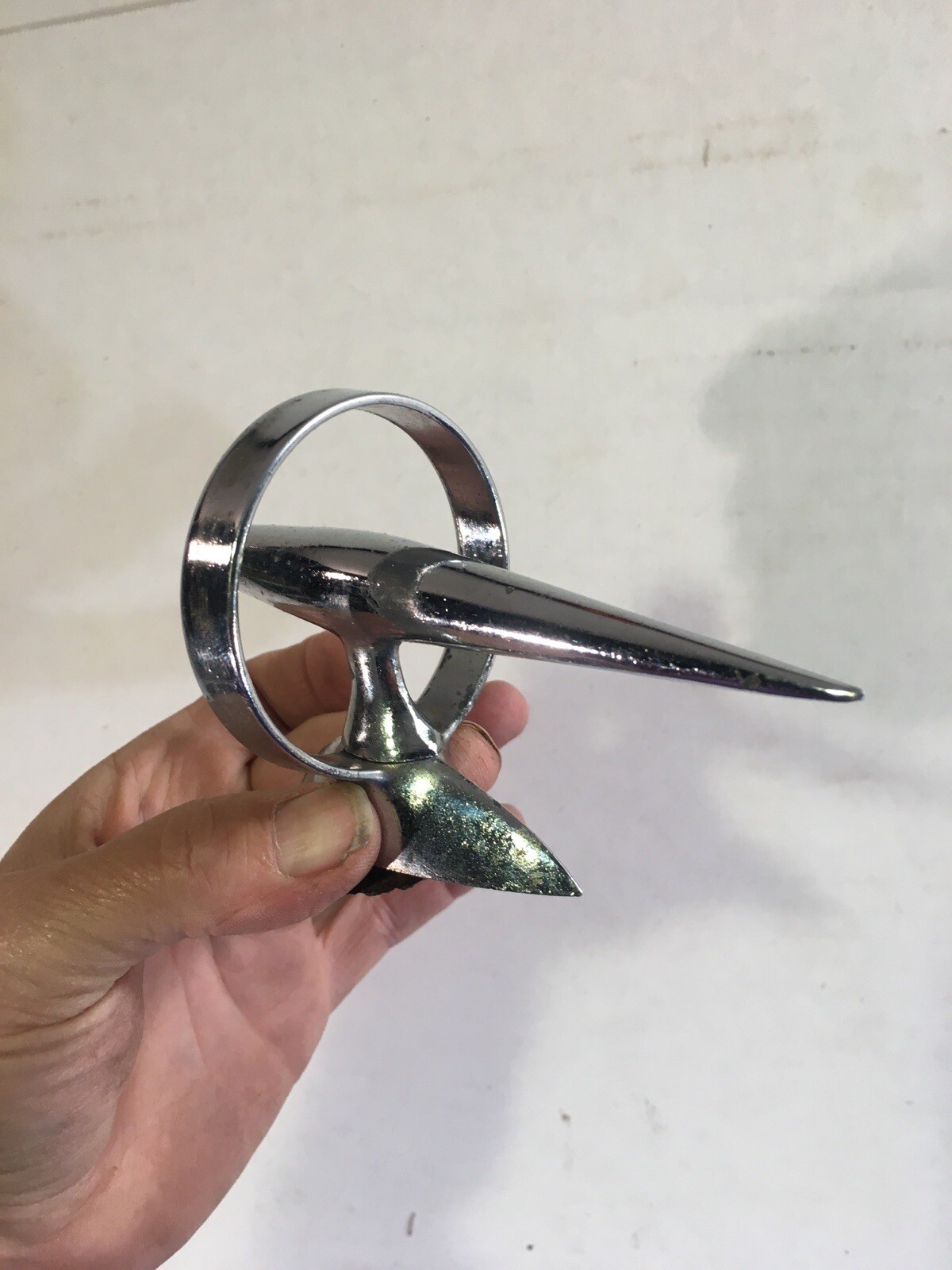 Vintage Buick bombsight gunsight hood ornament eBay