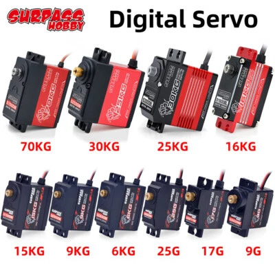 SURPASSHOBBY Digital Servo 17g 25g 6kg 9kg 15kg 25Kg 70kg für 1/24 1/12 1/10 1/8 1/7 RC Auto