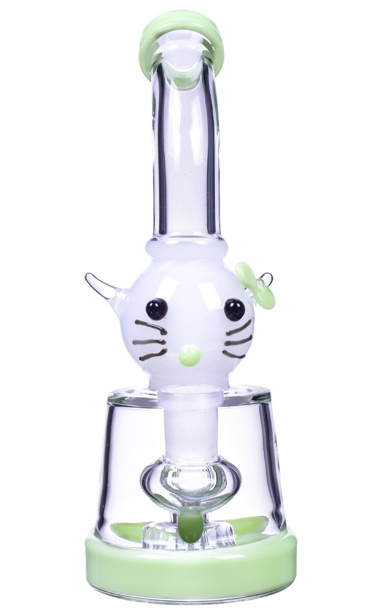 CUTE Glass Water Pipe PINK Bong ANIMAL Girly Hookah CUTE Bong Bubbler *USA*