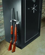 Magnetic Gun Storage Safe Barrel Rest Guns Holder Organizer Firearm Rubber Back