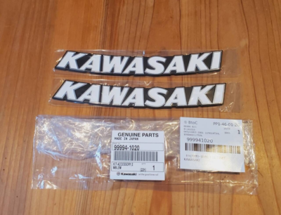 KAWASAKI タンクエンブレム Z900RS 999941020 純正 KAWASAKI Genuine 2018-2022 Z900RS TANK BADGE EMBLEM Set of 2 99994
