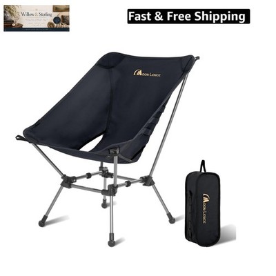 Portable Camping Chair Plus, Larger & Roomier, Compact and Lightweight Still,...