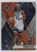 2023-24 Panini Phoenix Rookies Orange 8/99 Leonard Miller #259 7n6