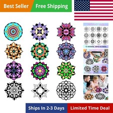 48pcs Butterfly Fuzzy Velvet Coloring Posters Kit, DIY Beautiful Arts and Cra...