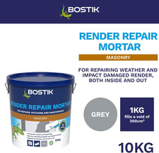 Cementone Render Repair Mortar, for Durable Repairs & Patching 10Kg