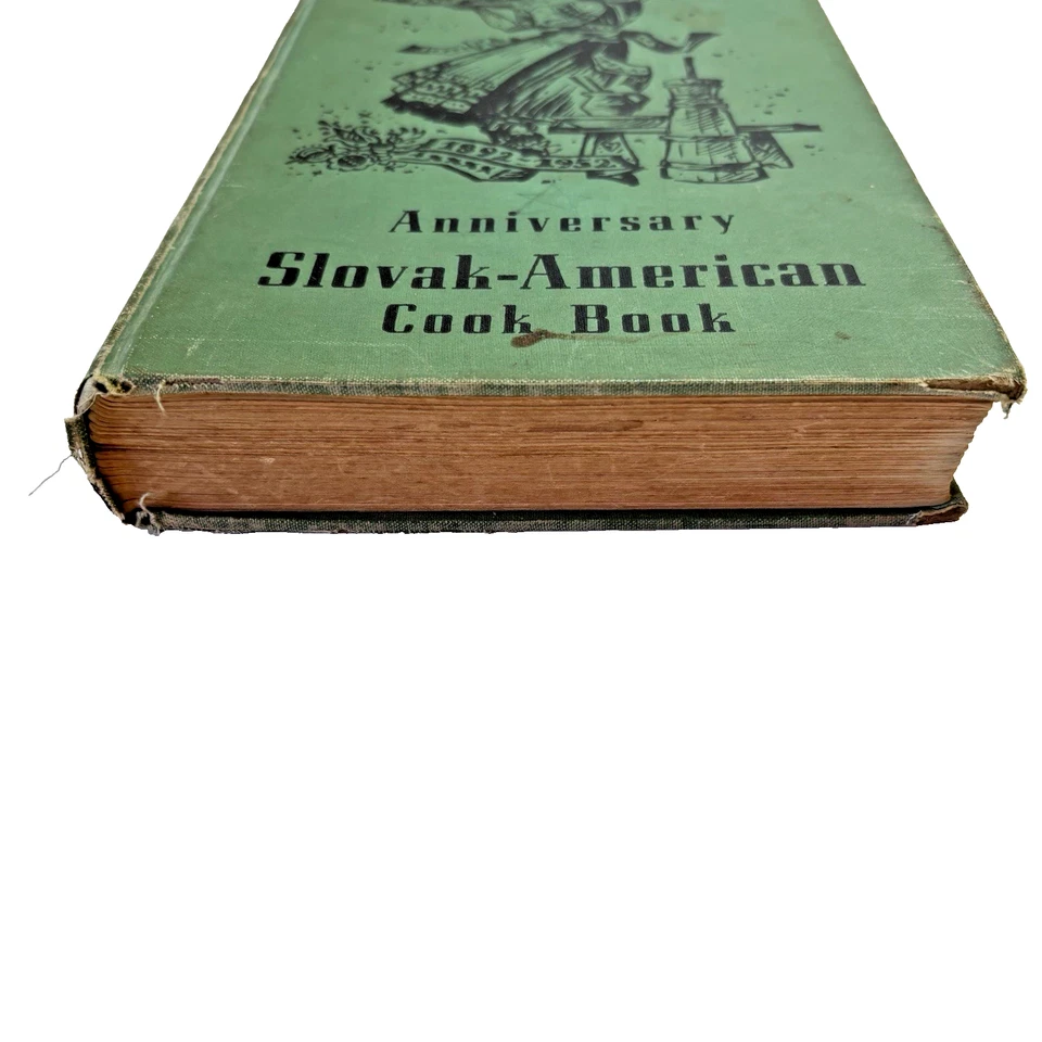 Slovak American Cook Book First Catholic Slovak Ladies Assoc. 3rd Printing VTG Foto 3 de 4