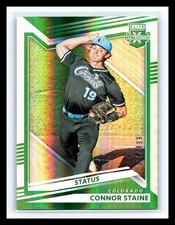 2022 Panini Elite Extra Edition - Connor Staine #146 Status Green /499 (RC)
