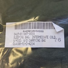 Army Intermediate Cold Weather ECW Military USMC Sleeping Bag -10F Brand new