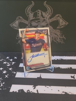 2024 Bowman - Chrome Prospect Autographs Travis Sykora #CPA-TSY (AU, RC)