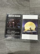Jackson Browne Vintage 2 Cassette Lot The Pretender Lawyers In Love
