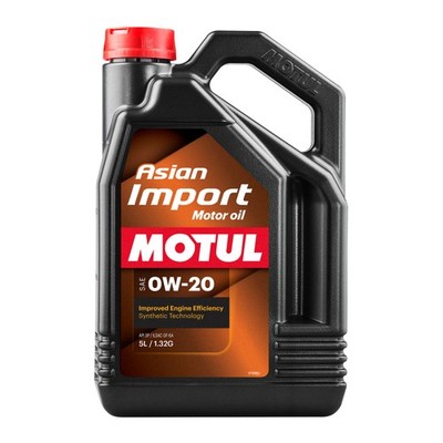 Motul 113708 Asian Import Full Synthetic 0W-20 Motor Oil 5L API SP ILSAC GF-6A