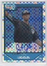 2007 Bowman Draft Chrome Picks Rookie X-Fractor 174/225 Justin Jackson Auto 0b2