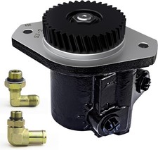 4988390 power steering pump with adapter is compatible with Cummins 4BT 3.9L