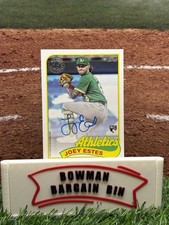 2024 Topps Update Joey Estes Rookie 1989 Autograph #89BA2-JE RC On Card Auto A’s. rookie card picture