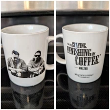 Big Lebowski Mug Walter Sobchak “I’m Staying Finishing My Coffee” Coen Brothers
