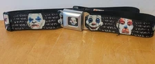 Buckle Down Crazy Clowns Scary Horror Nightmare One Size Fits All Belt