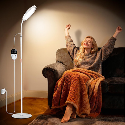 Kingsom Light Lamp11000 Lux Uv-Free Happy Lamp Full Spectum Sunlight Lamp Lcd